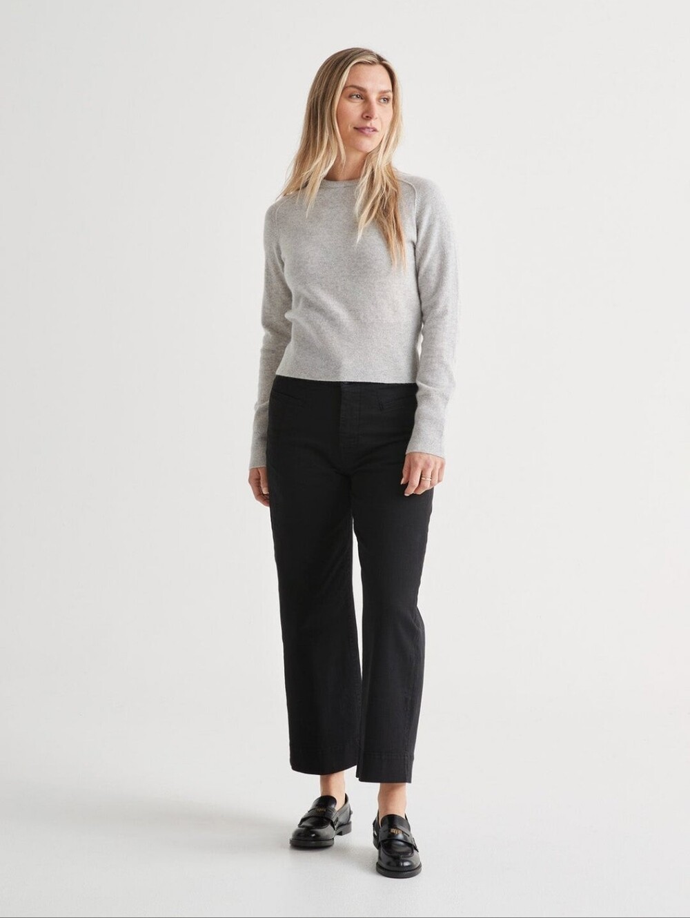 Duer High Rise Luxe Twill Trouser